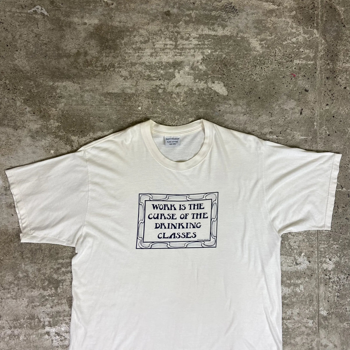 1980s OSCAR WILDE - SINGLE STITCHED TEE
