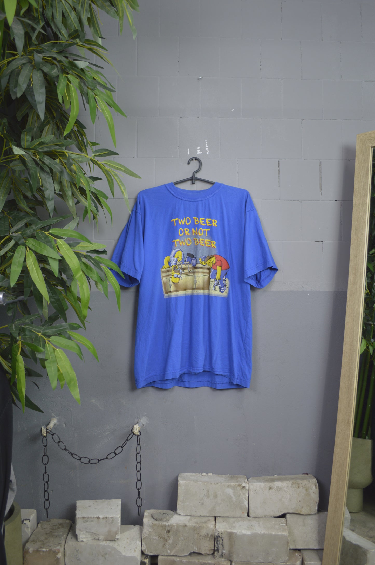 TWO BEER OR NOT TWO BEER?! THE SIMPSONS TEE 1990s