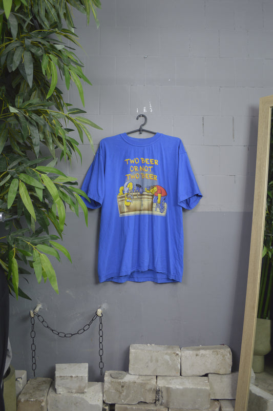 TWO BEER OR NOT TWO BEER?! THE SIMPSONS TEE 1990s