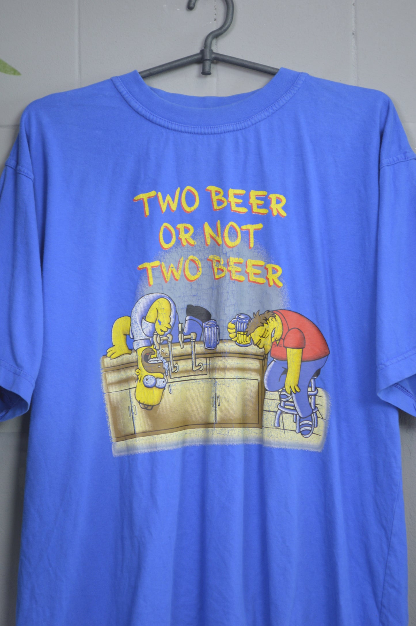 TWO BEER OR NOT TWO BEER?! THE SIMPSONS TEE 1990s