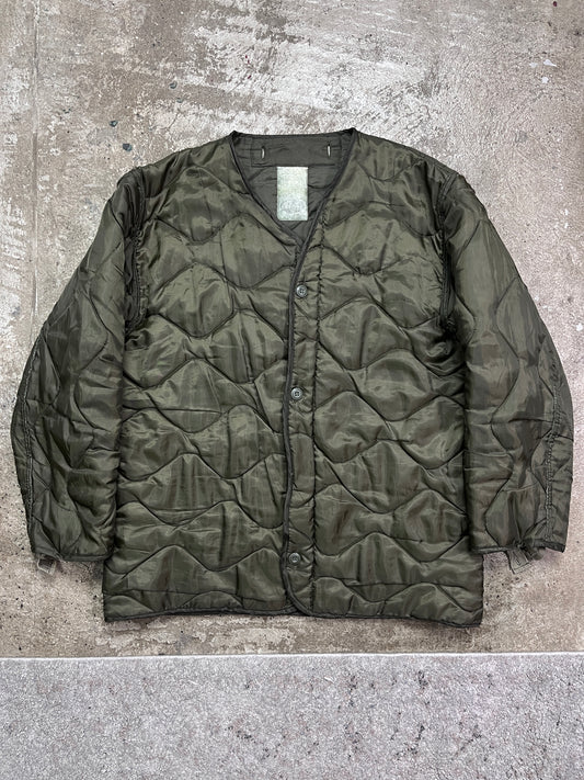 1980s US ARMY M-65 QUILTED ONION JACKET LINER