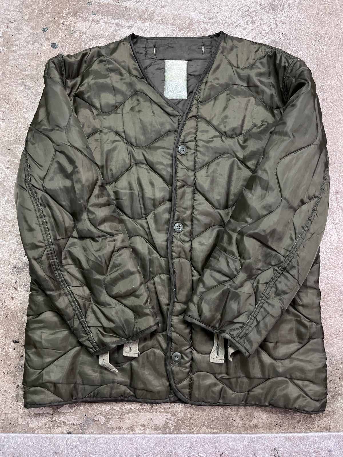 1980s US ARMY M-65 QUILTED ONION JACKET LINER