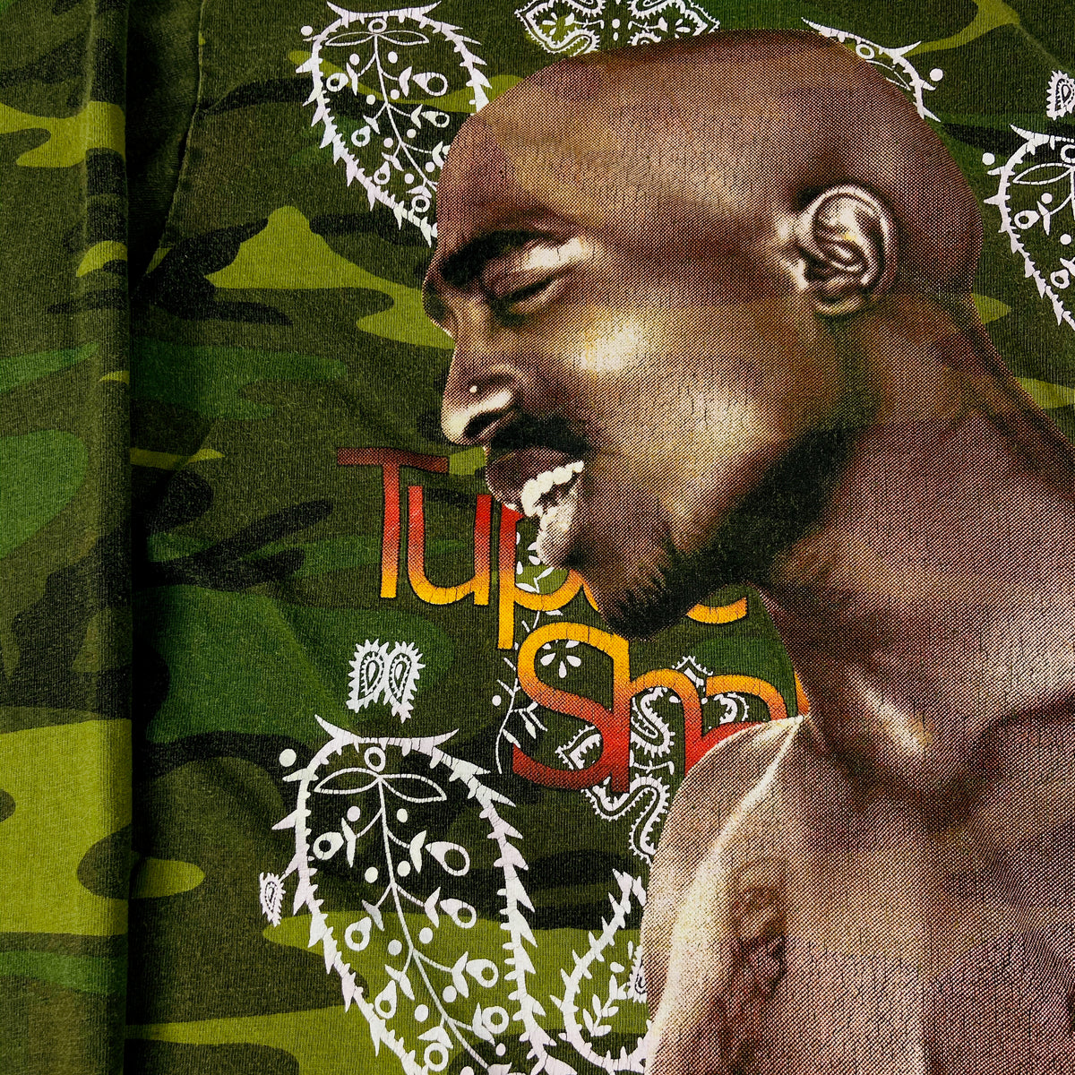 2PAC AMARU SHAKUR PATCHWORK LONGSLEEVE 1990s
