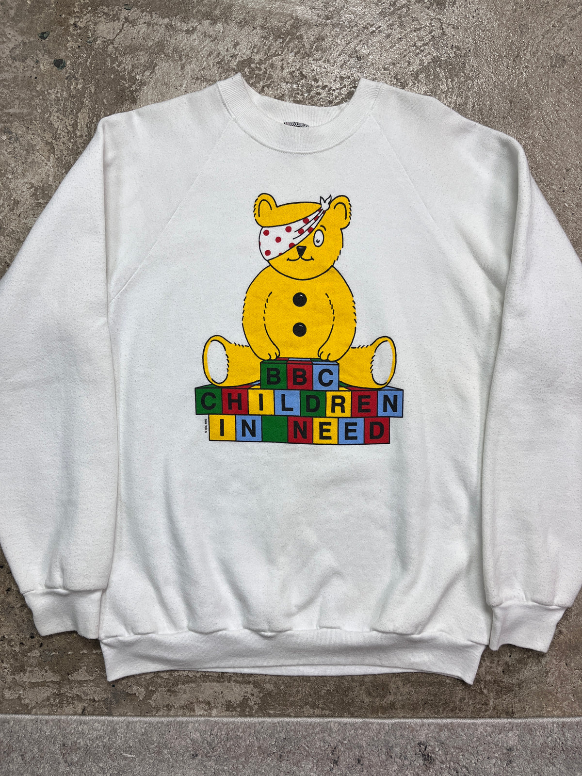 1986 BBC "CHILDREN IN NEED" SWEATSHIRT