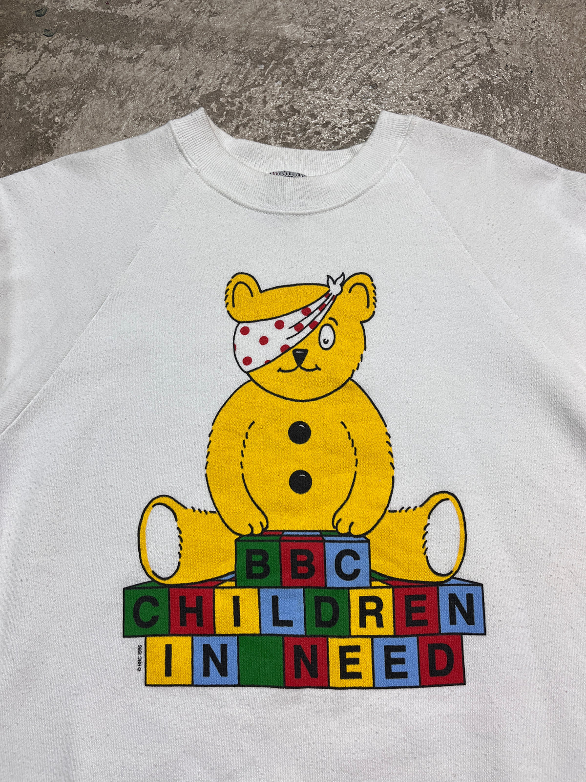 1986 BBC "CHILDREN IN NEED" SWEATSHIRT