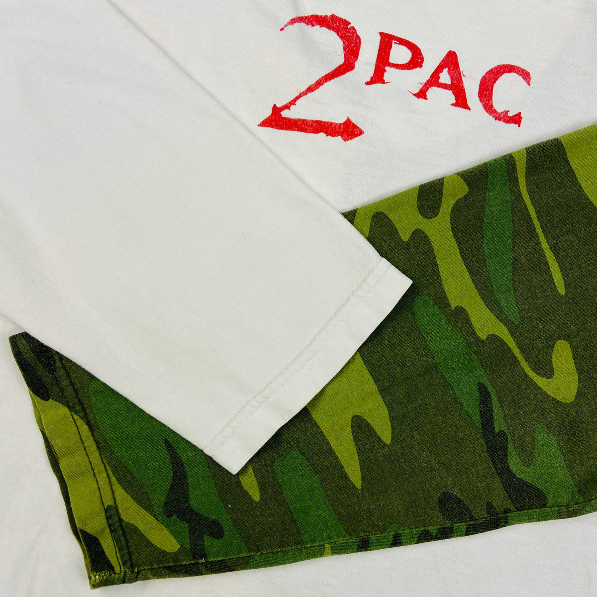 2PAC AMARU SHAKUR PATCHWORK LONGSLEEVE 1990s