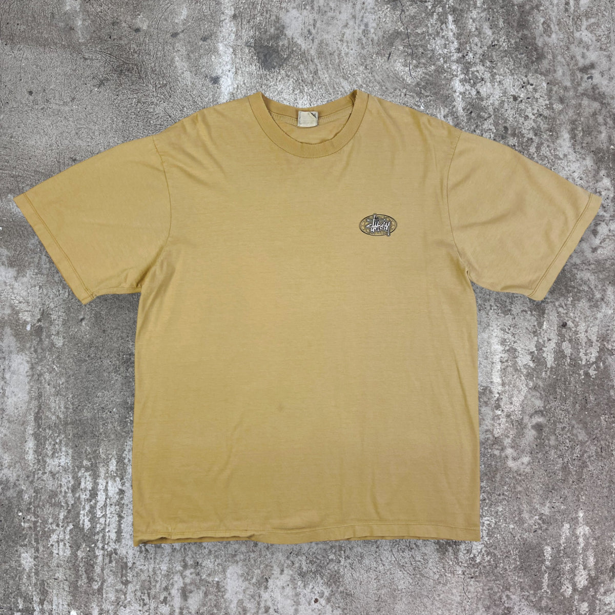 1980s STUSSY NYLTLA BIG LOGO BOXY TEE
