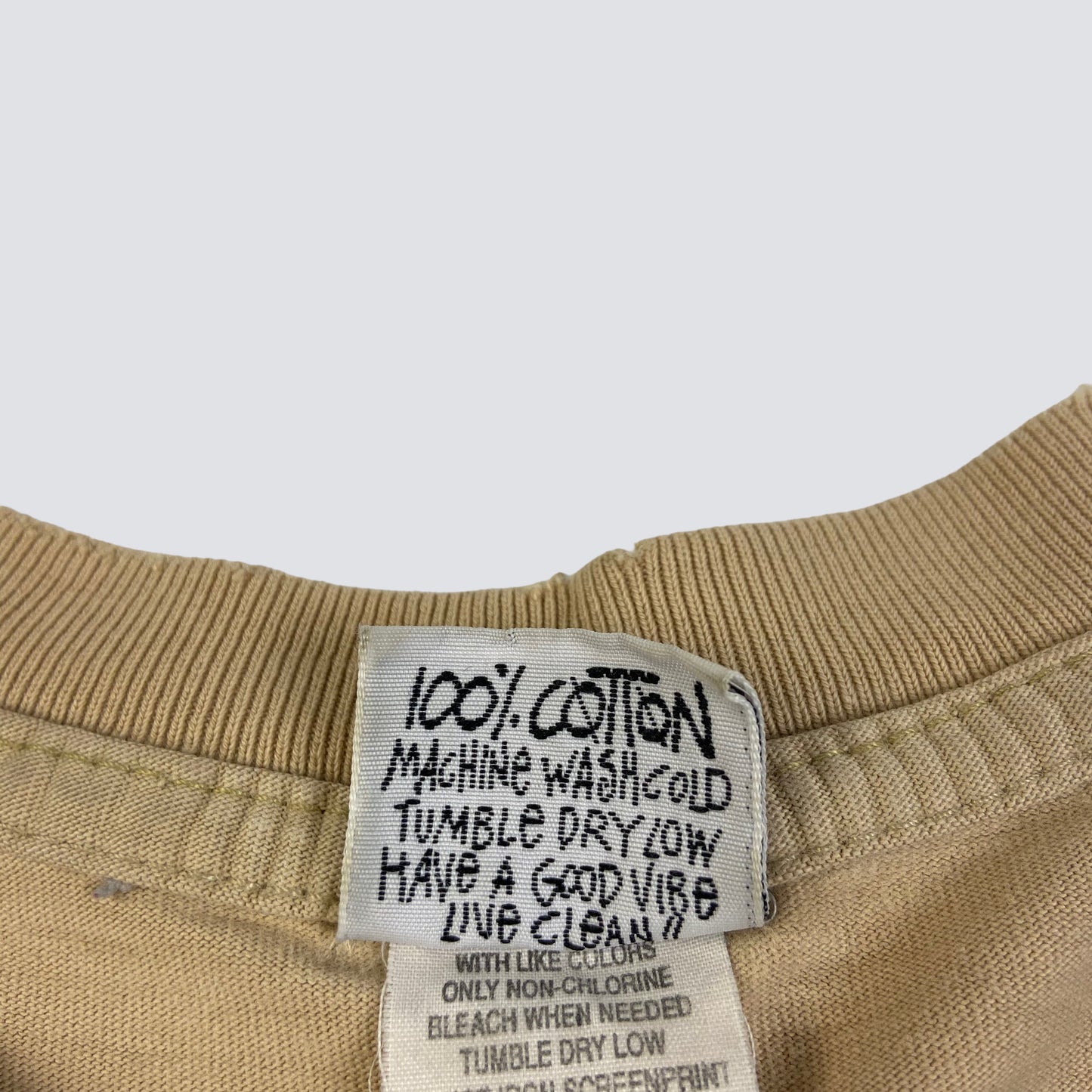 1980s STUSSY NYLTLA BIG LOGO BOXY TEE
