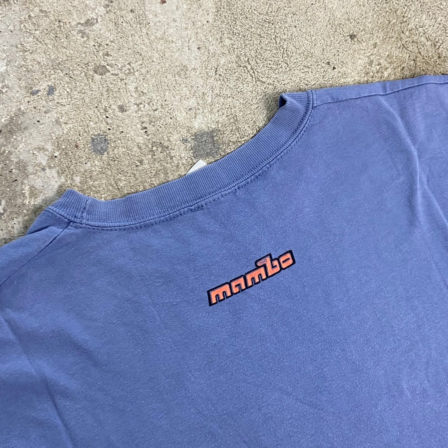 MAMBO CENSORED SKELETON FADED TEE 1990s