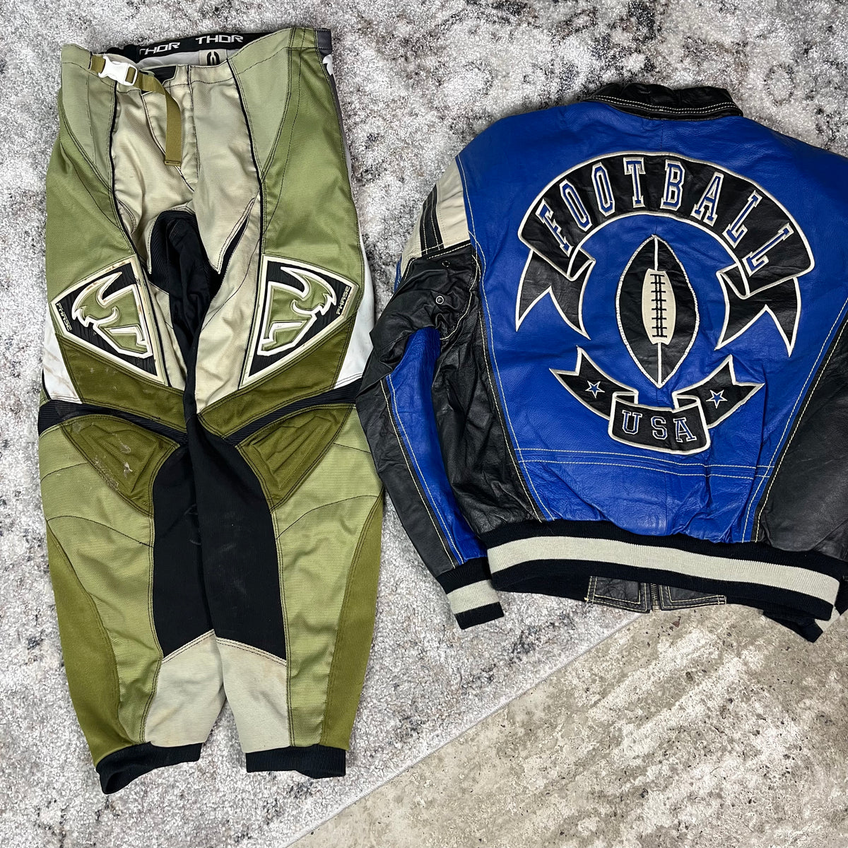 1980s MICHAEL HOBAN WHERE M1 EXCELLED USA LEATHER JACKET