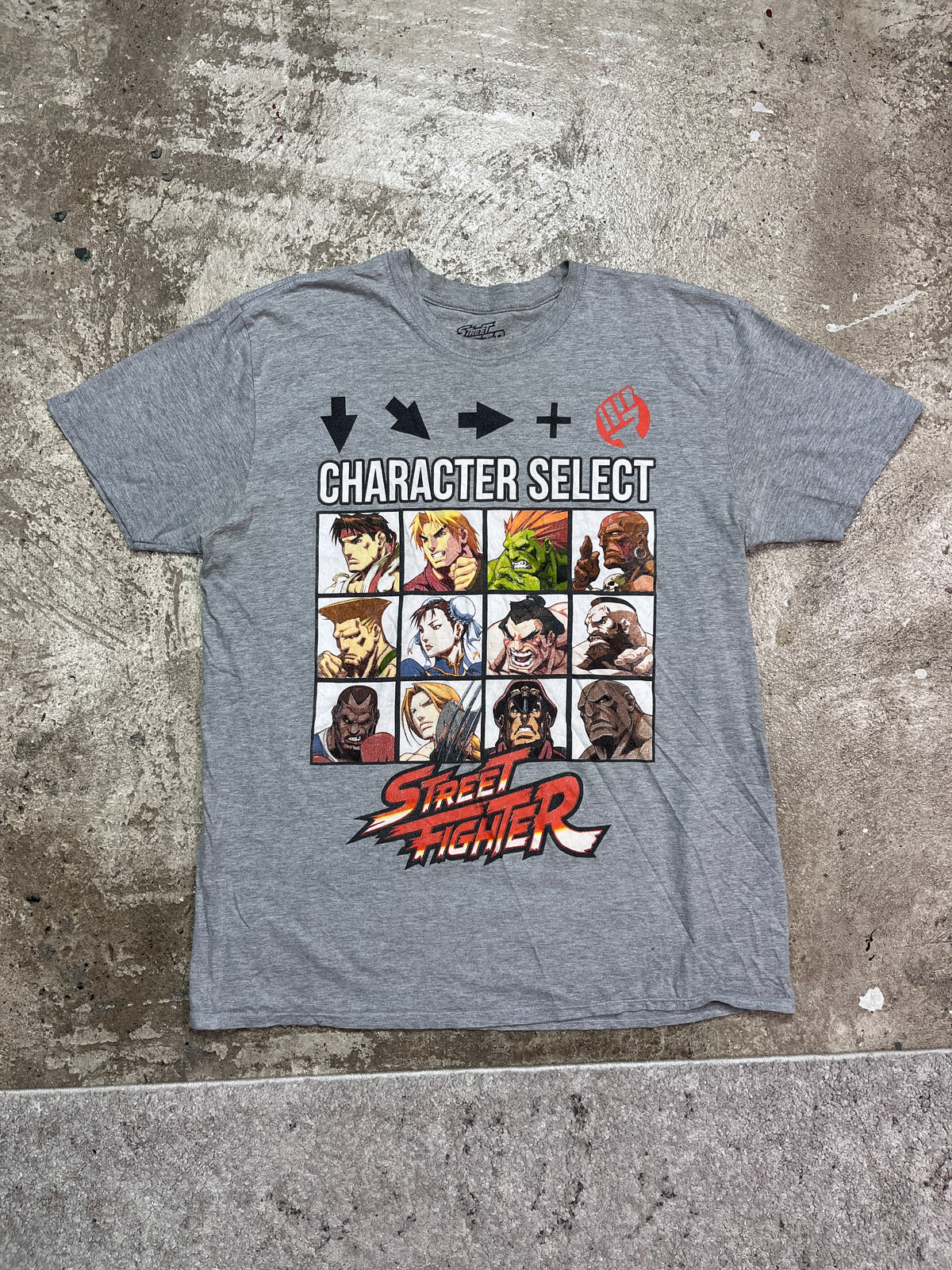 STREET FIGHTER "CHARACTER SELECT" TEE