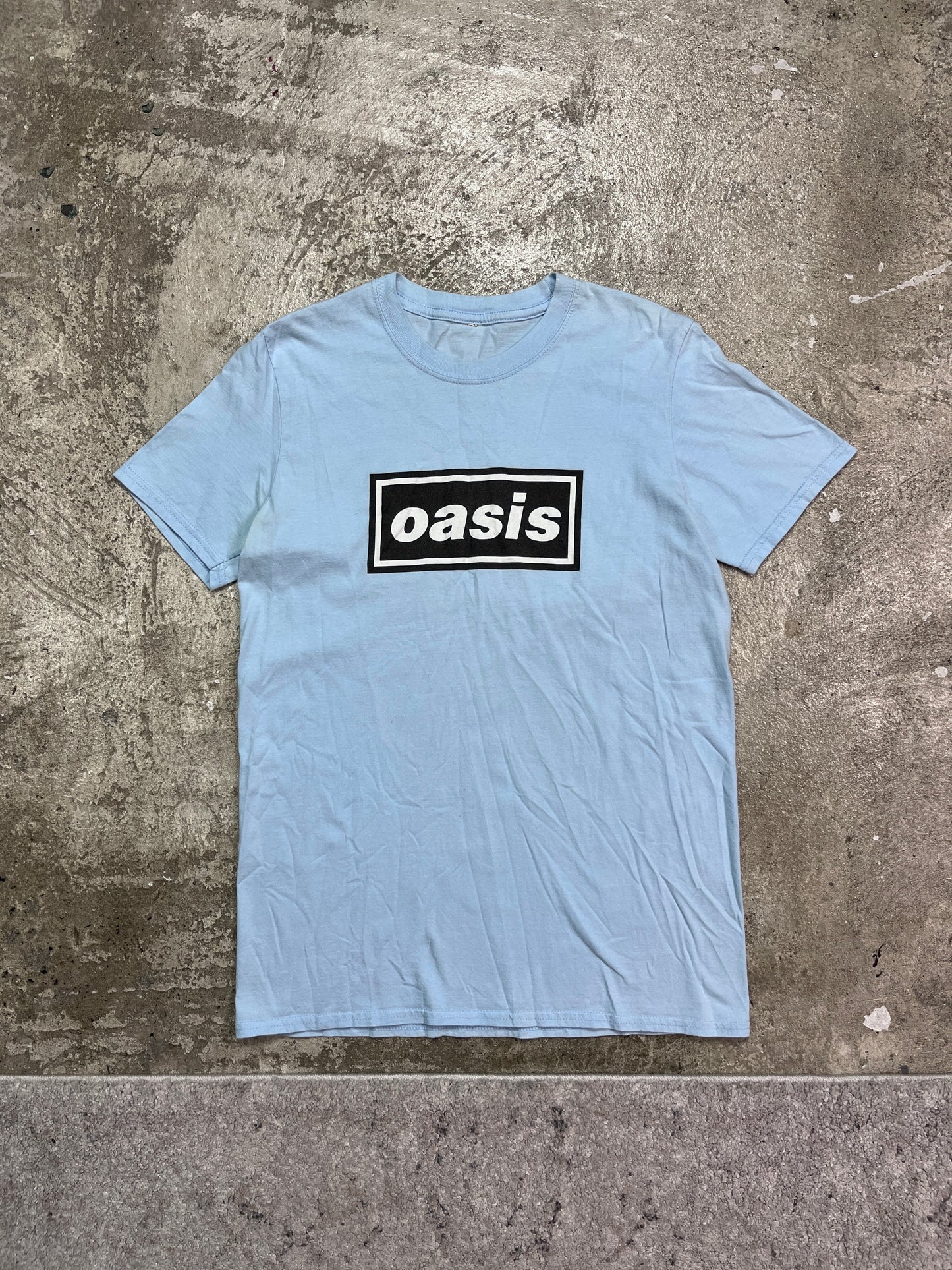 OASIS BABY BLUE OG LOGO TEE