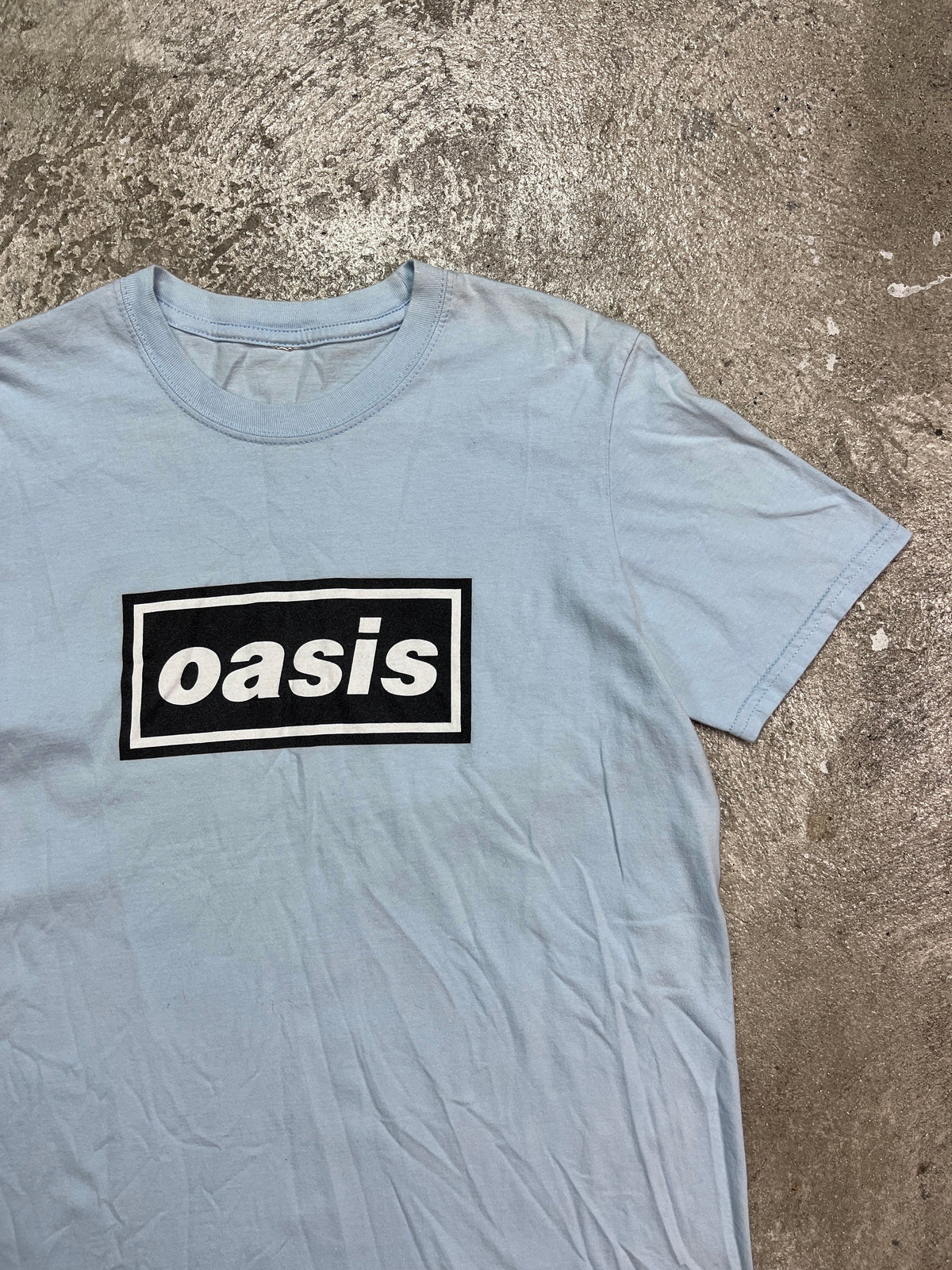 OASIS BABY BLUE OG LOGO TEE