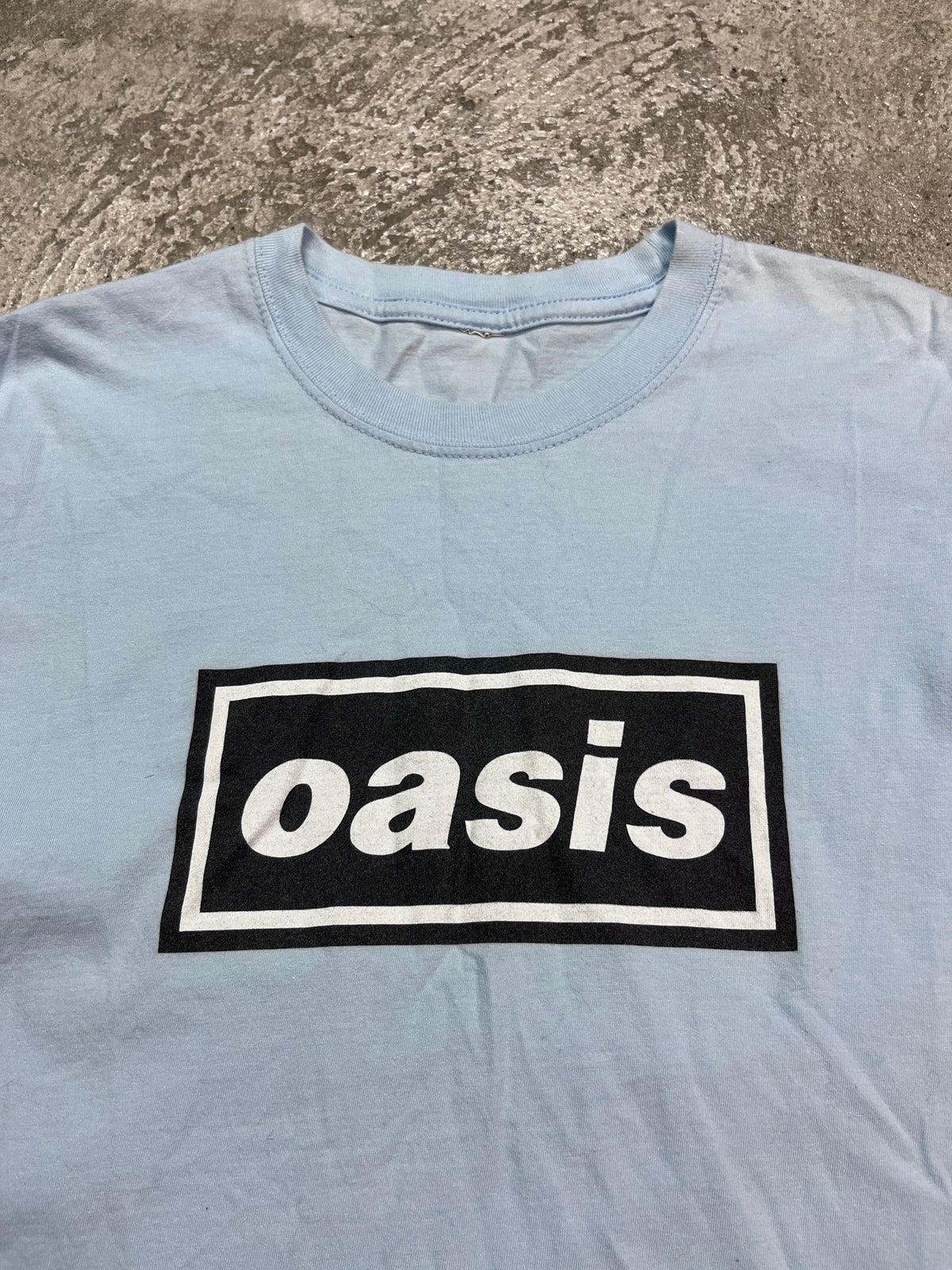 OASIS BABY BLUE OG LOGO TEE