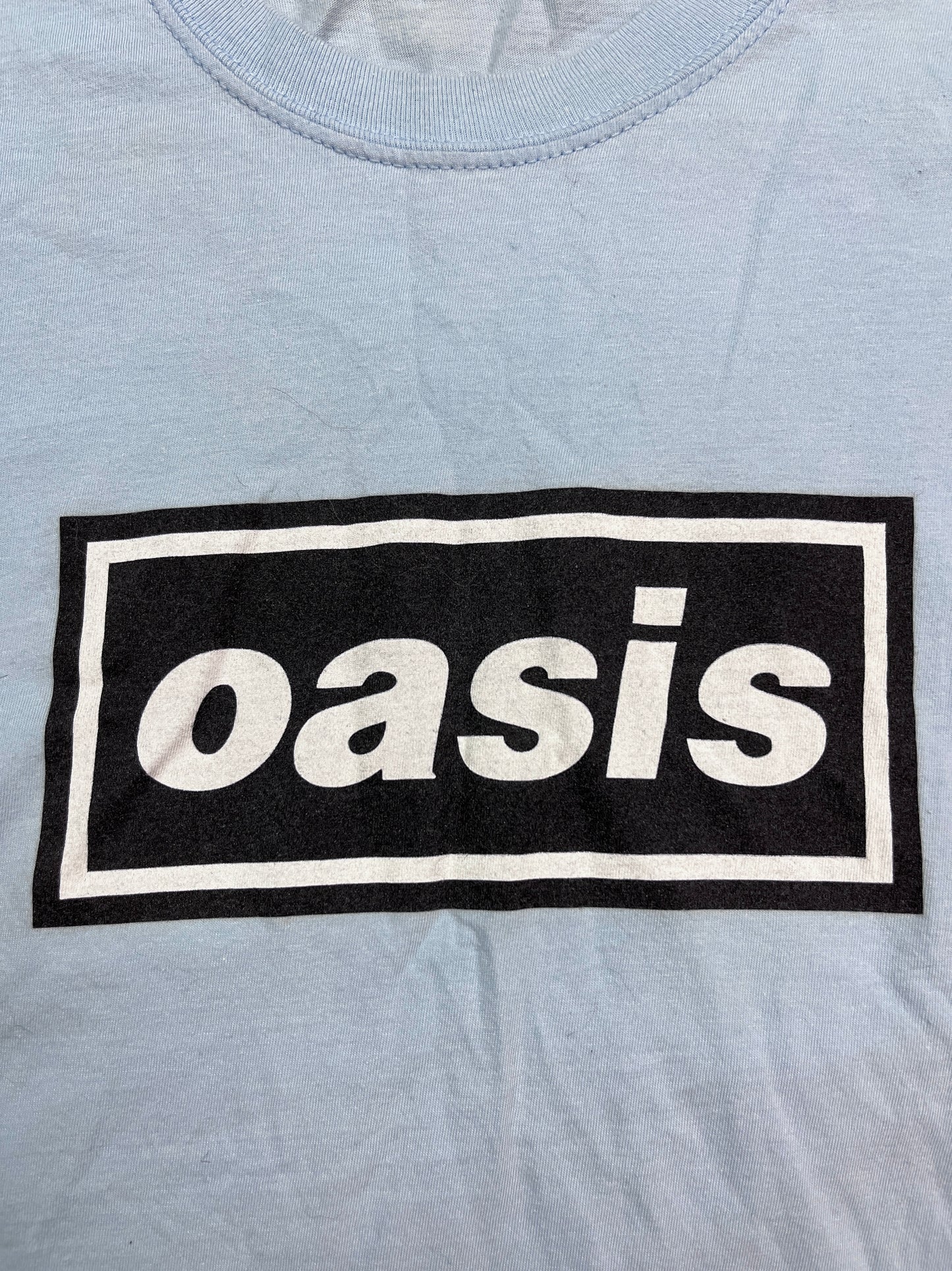 OASIS BABY BLUE OG LOGO TEE
