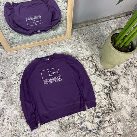 1990s RUSSELL ATHLETIC HEAVY SUNFADED SWEATSHIRT