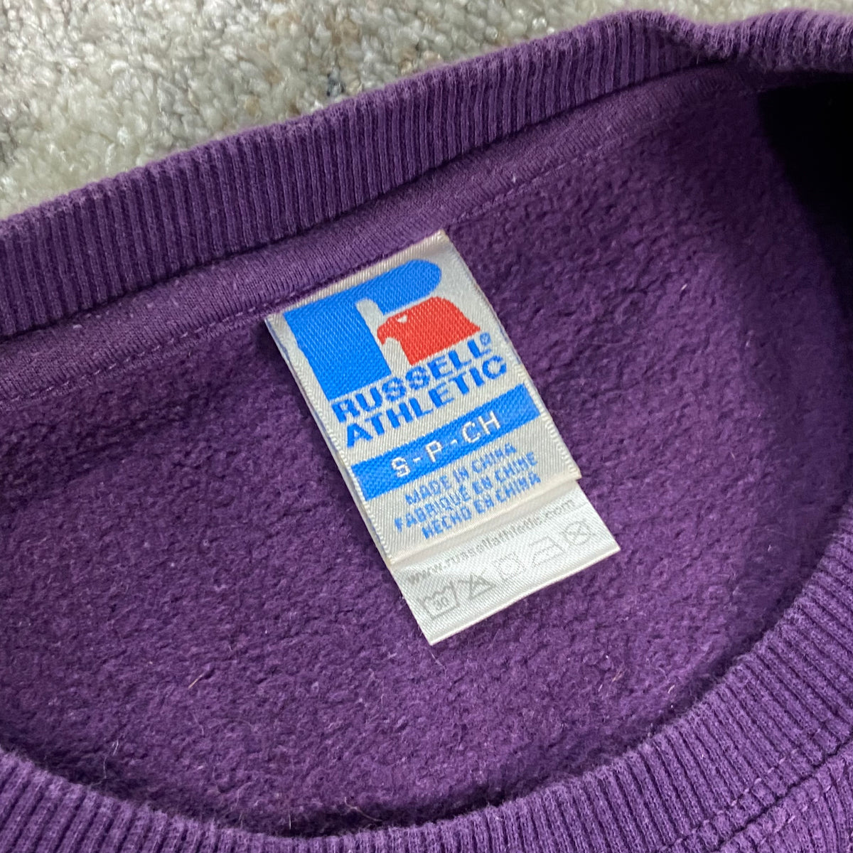 1990s RUSSELL ATHLETIC HEAVY SUNFADED SWEATSHIRT