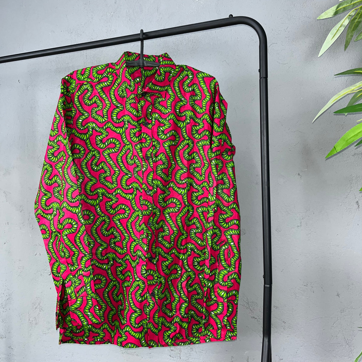 1980s ELECTRIC JUNGLE VISUALS MONOGRAM VINTAGE SHIRT