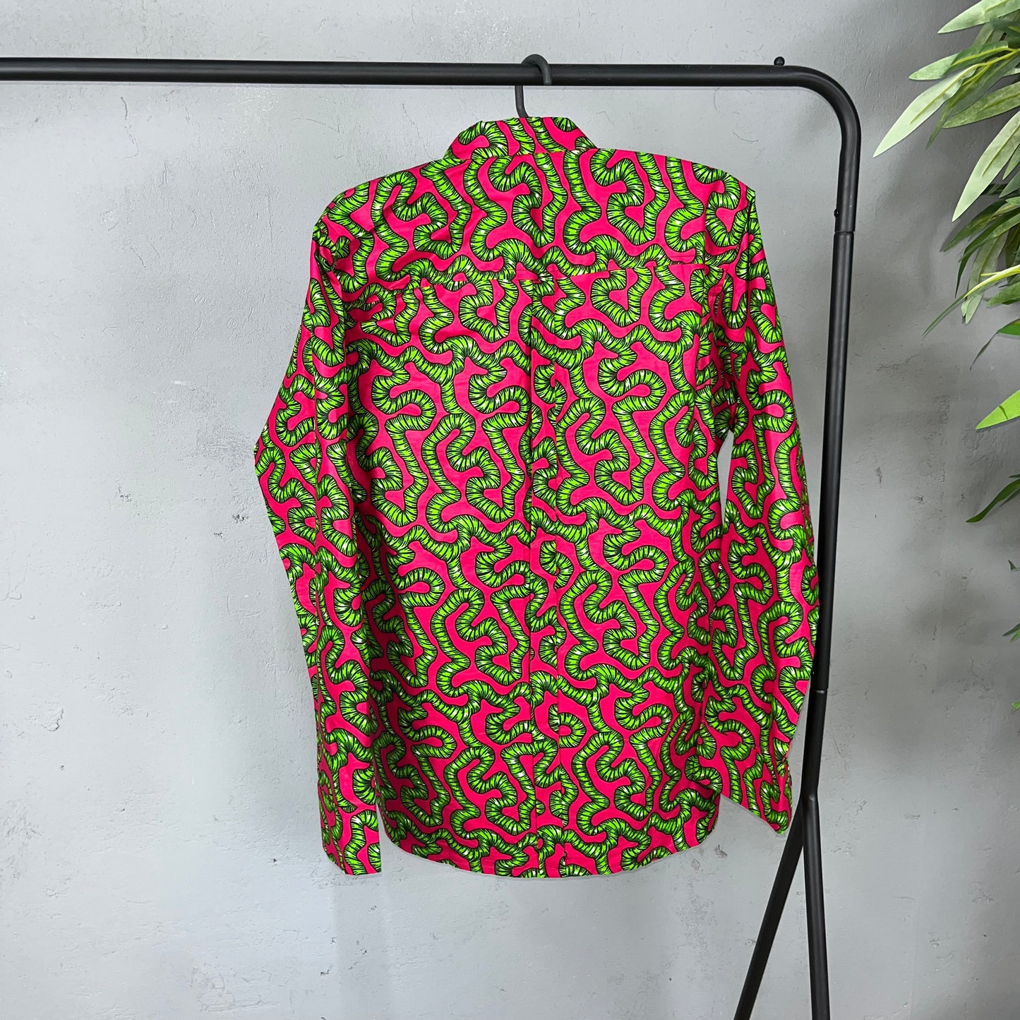 1980s ELECTRIC JUNGLE VISUALS MONOGRAM VINTAGE SHIRT