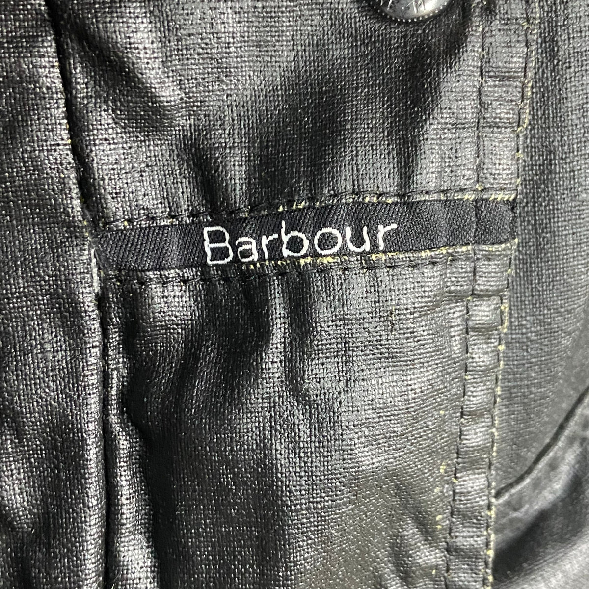 BARBOUR BEACON ARCHIVE 2009 LIGHTWEIGHT LINEN COATED UTILITY FIELD JACKET