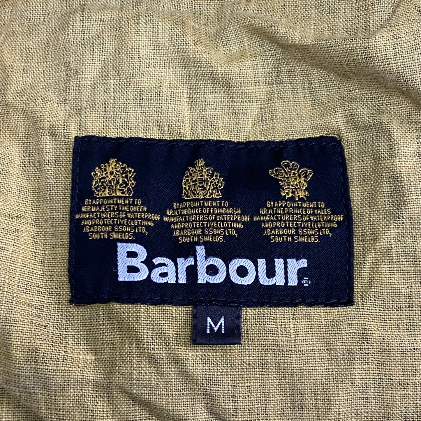 BARBOUR BEACON ARCHIVE 2009 LIGHTWEIGHT LINEN COATED UTILITY FIELD JACKET