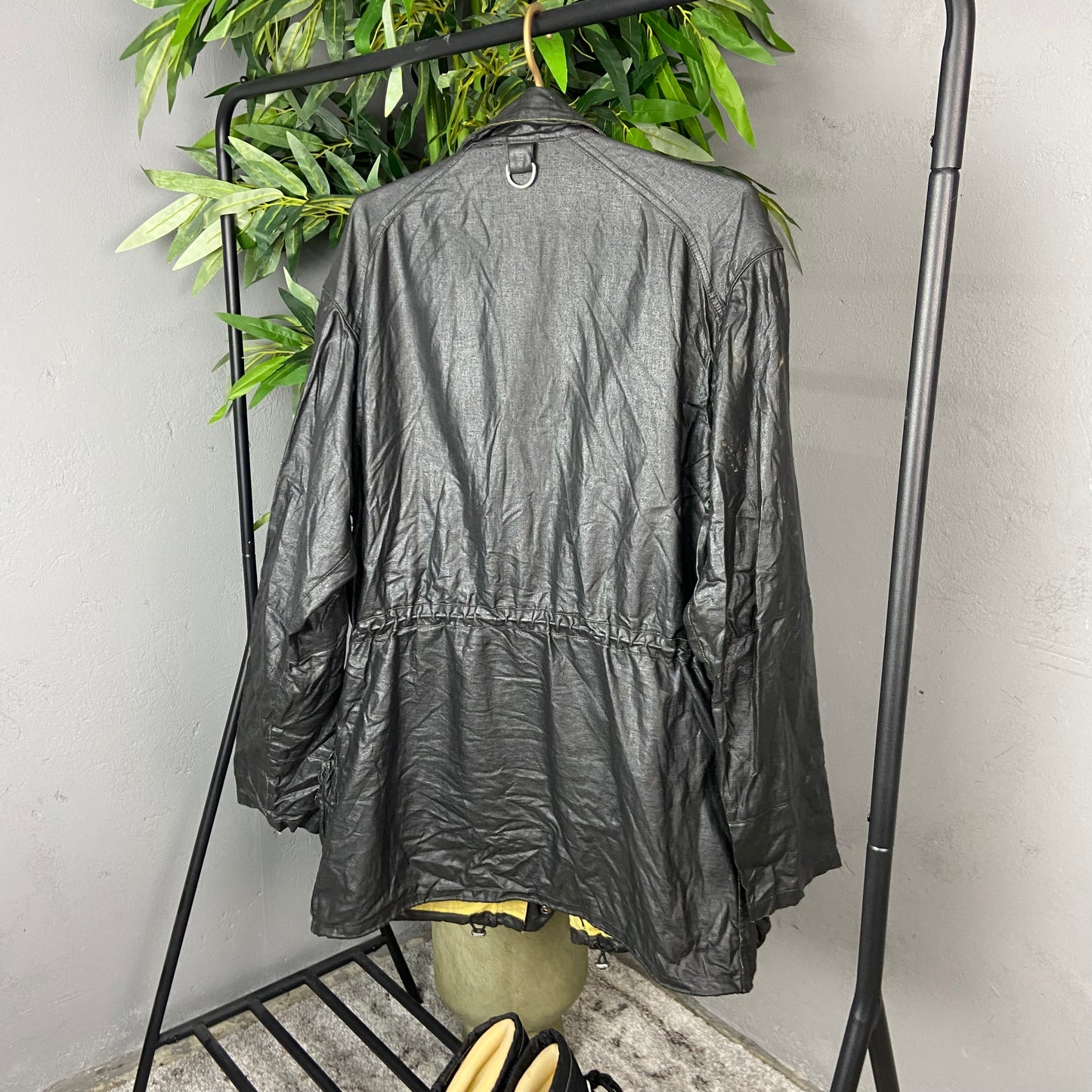 BARBOUR BEACON ARCHIVE 2009 LIGHTWEIGHT LINEN COATED UTILITY FIELD JACKET