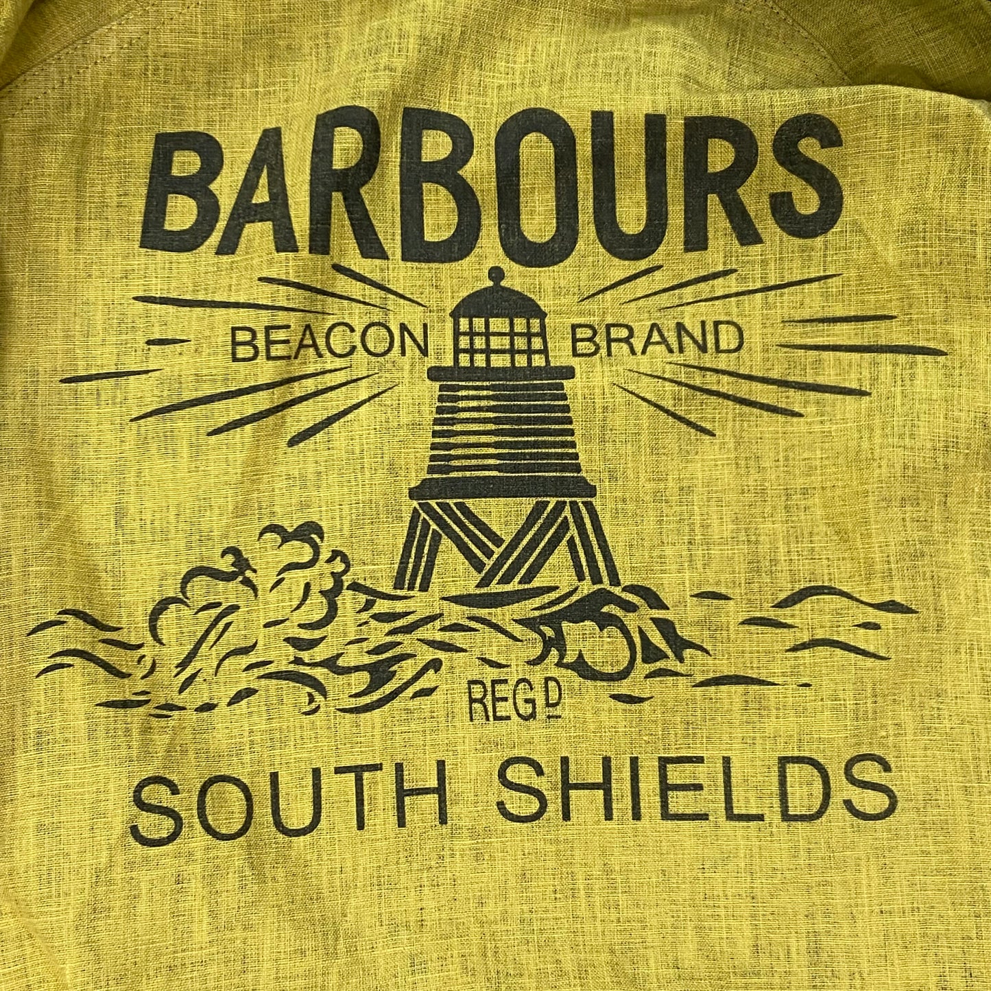 BARBOUR BEACON ARCHIVE 2009 LIGHTWEIGHT LINEN COATED UTILITY FIELD JACKET