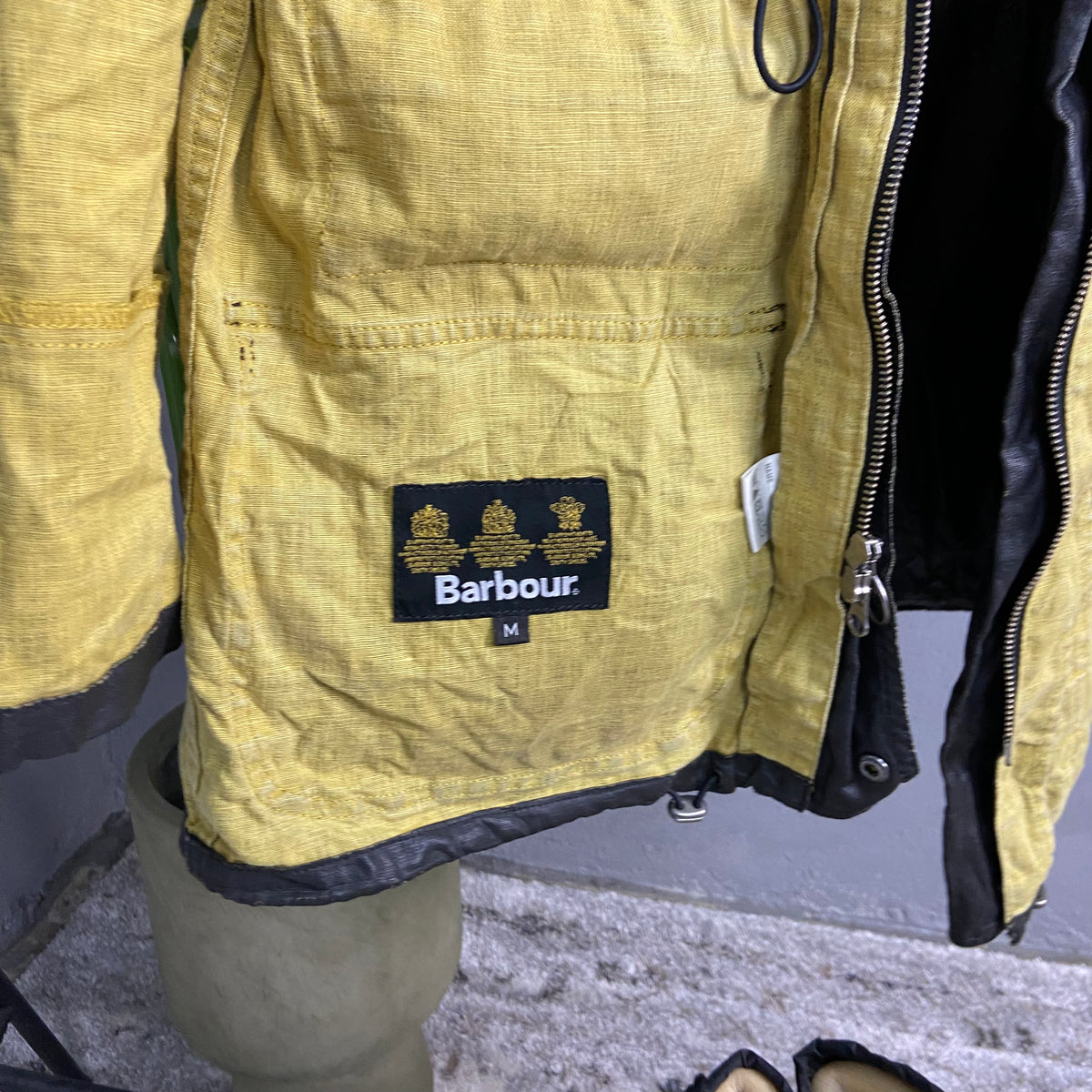 BARBOUR BEACON ARCHIVE 2009 LIGHTWEIGHT LINEN COATED UTILITY FIELD JACKET