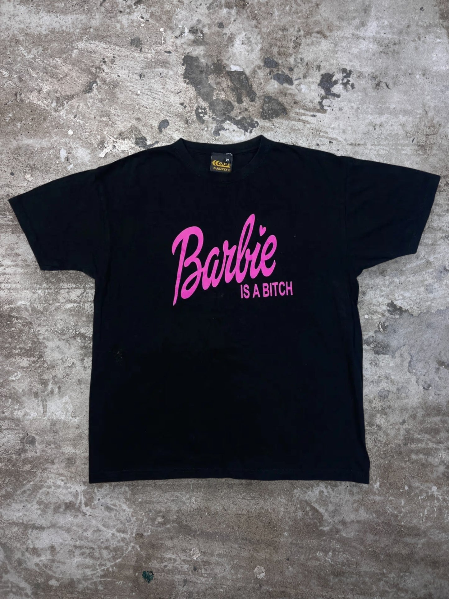 BARBIE IS A BITCH - CUTE TEE 1990s