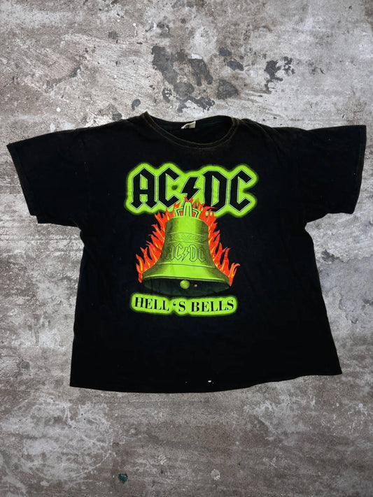 2000s AC/DC HELL'S BELLS DISTRESSED TEE