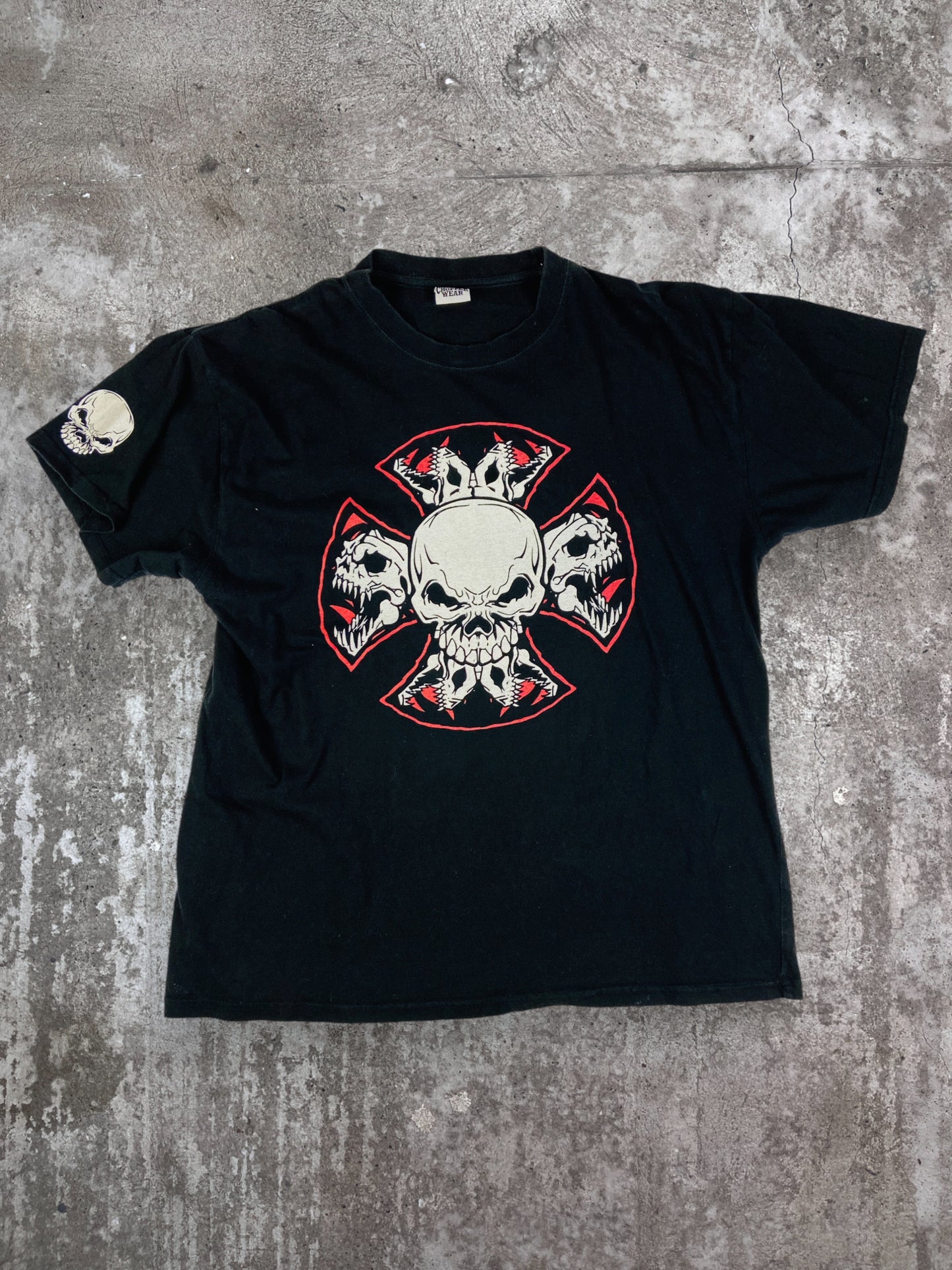1990s CHOPPERS SKULL TEE