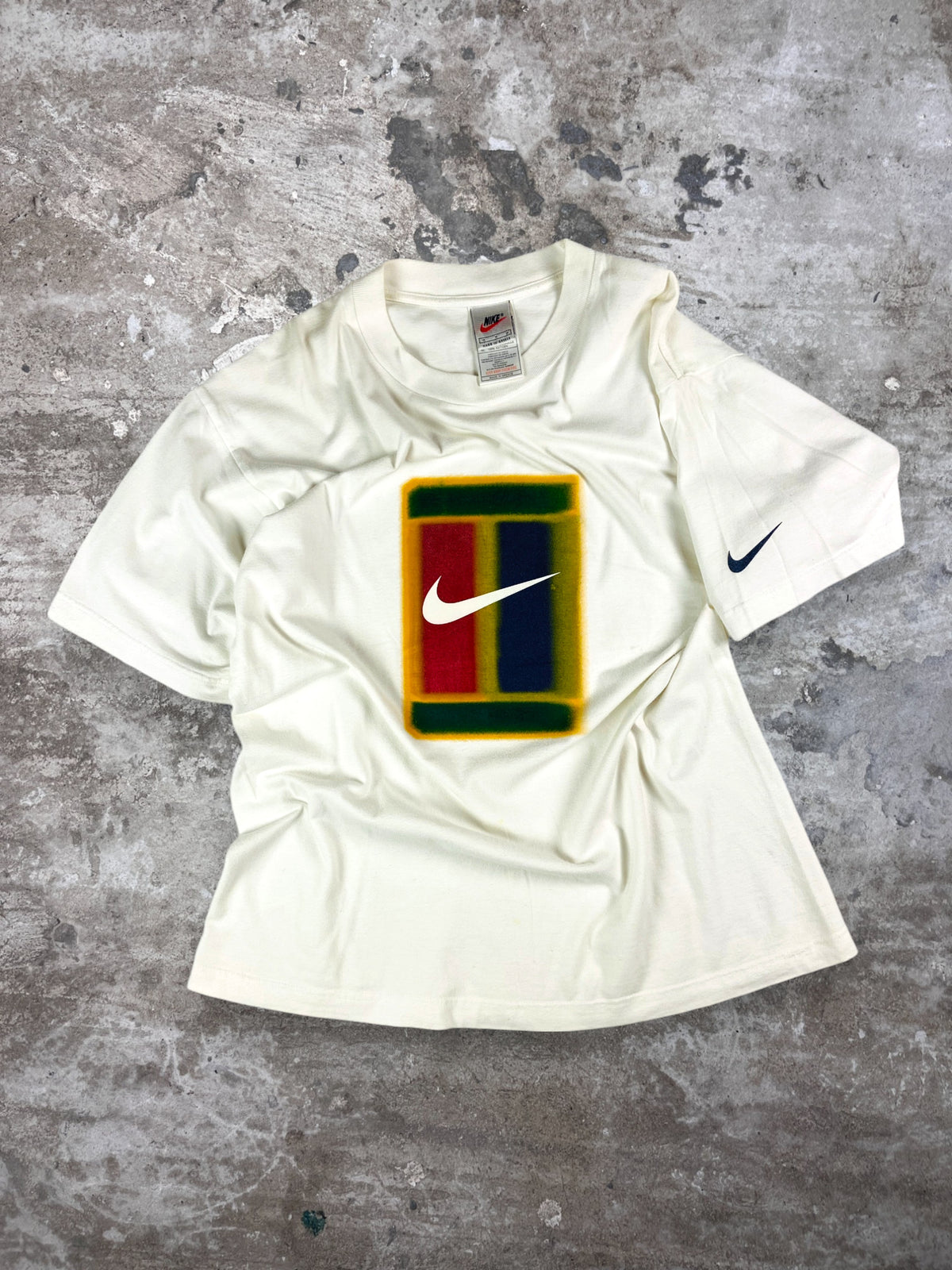 1990s NIKE CHALLENGE COURT BIG LOGO TEE