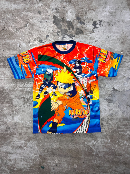 2002 NARUTO MASASHI KISHIMOTO OVERPRINTED TEE