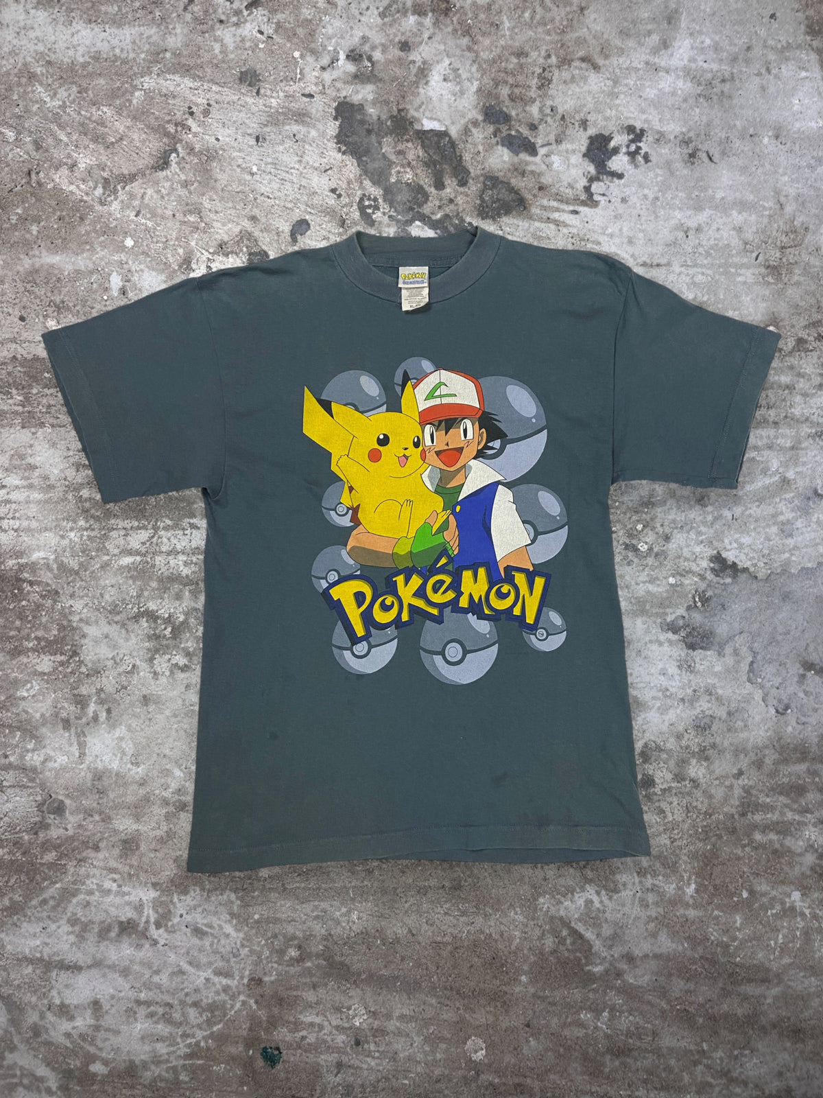 1999 POKEMON "GOTTA CATCH 'EM ALL!!" FADED TEE