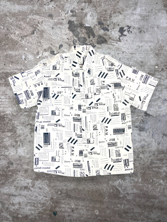 1990s VERSACE OVERPRINTED SHIRT