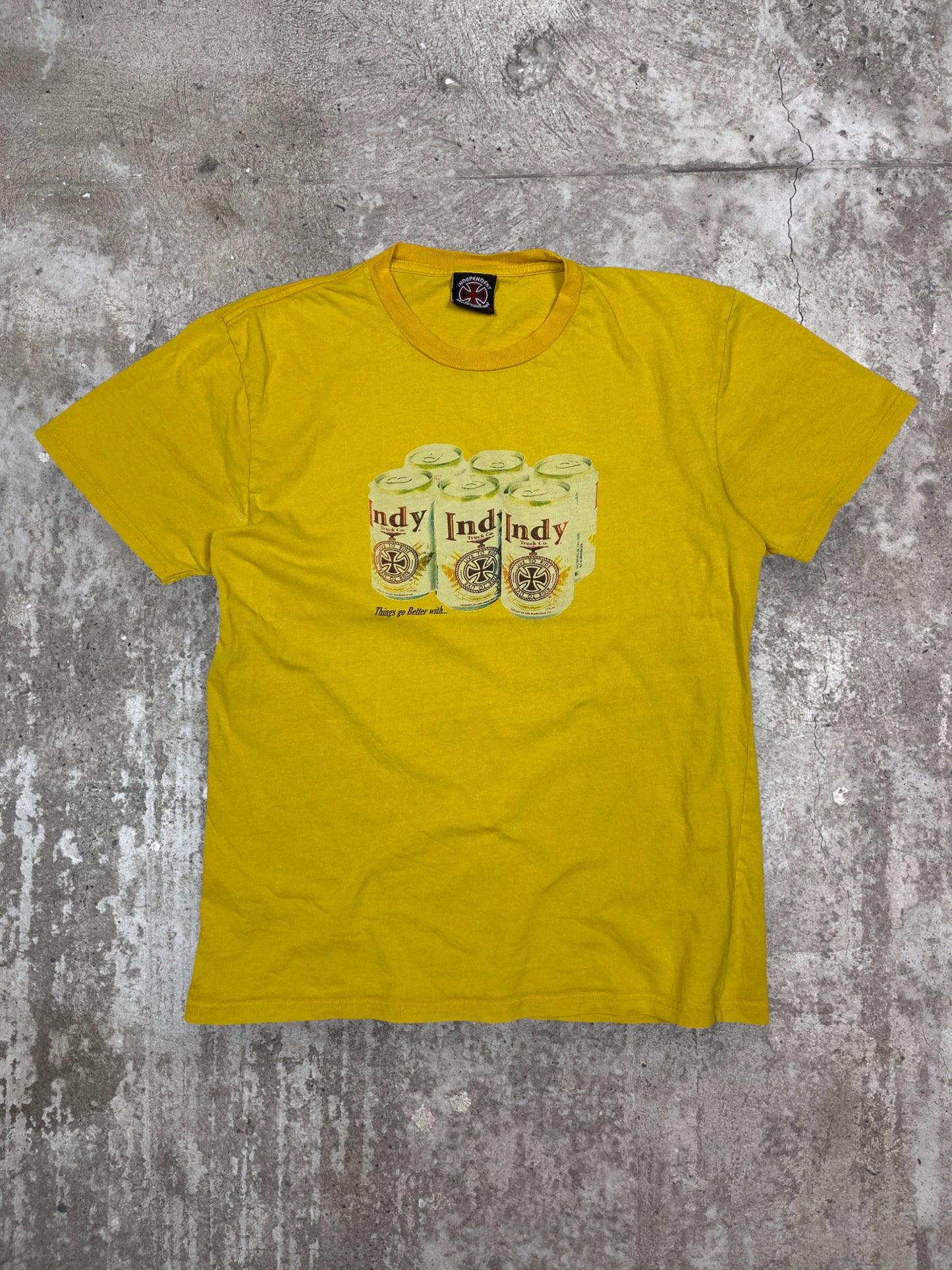 1990s "INDY BEER" INDEPENDENT TEE