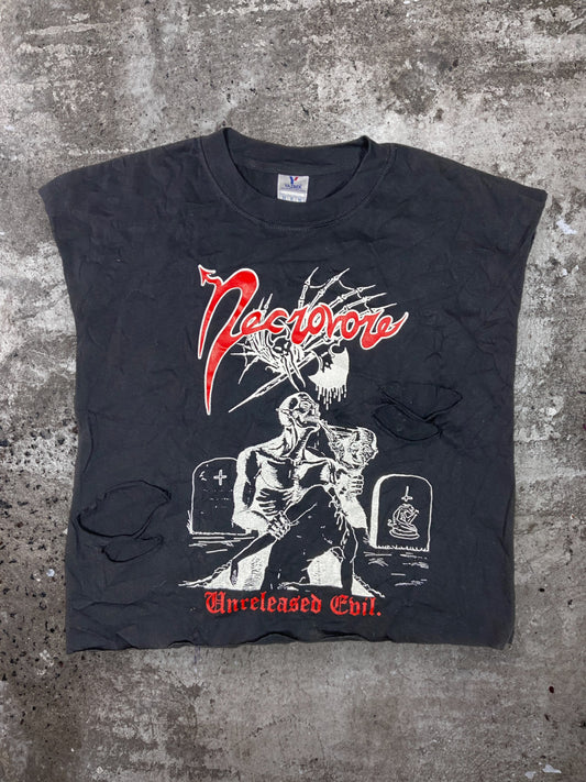 2008 NECROVORE UNRELEASED EVIL DISTRESSED TANK TOP