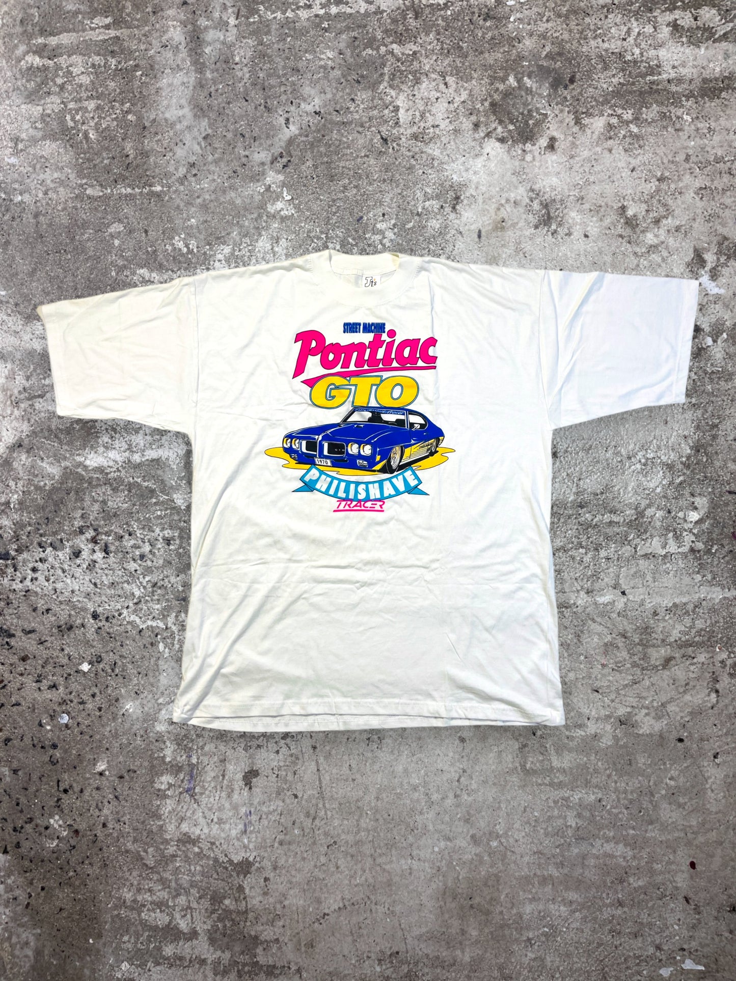 1980s PONTIAC GTO RACER STREET MACHINE PHILISHAVE TRACER TEE