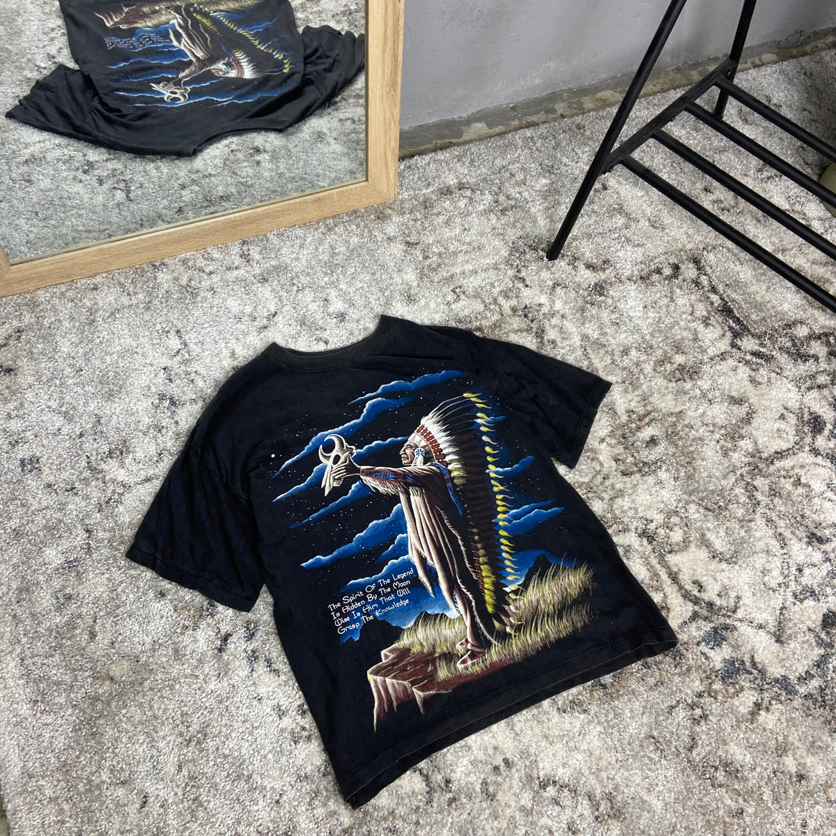 1980s NATIVE INDIAN FADED TEE