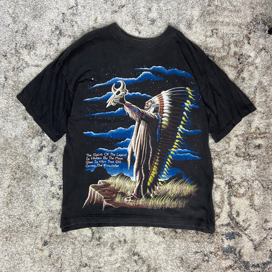1980s NATIVE INDIAN FADED TEE