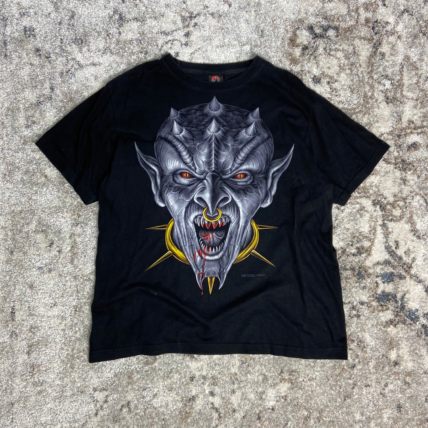 REAL CYBER VAMP GRUNGE TEE 2000s
