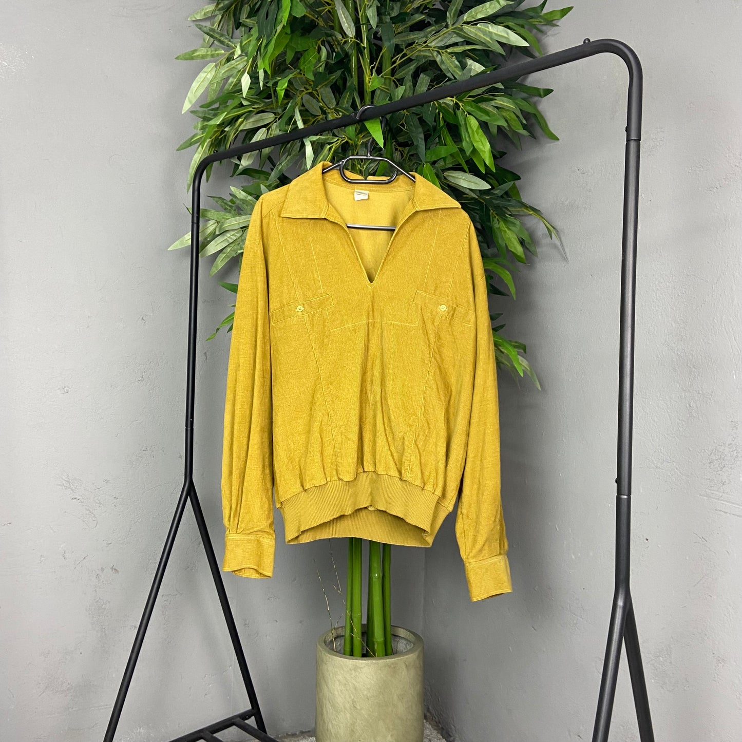 1980s WALBUSCH RETRO OCHRE CORDUROY JACKET