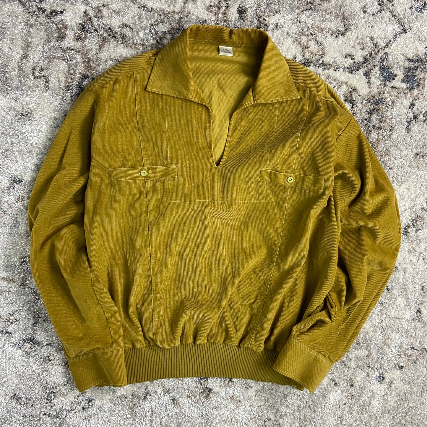 1980s WALBUSCH RETRO OCHRE CORDUROY JACKET