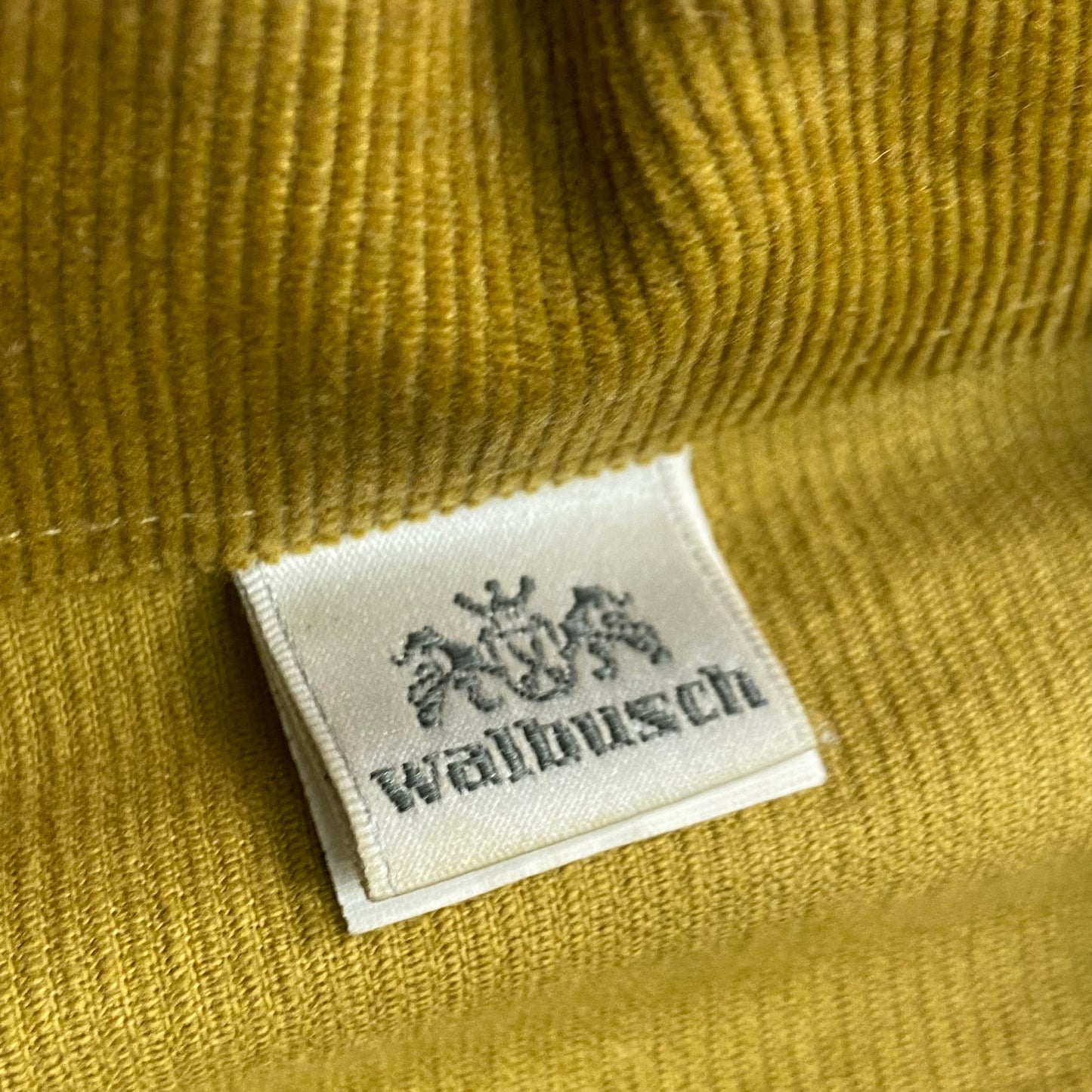 1980s WALBUSCH RETRO OCHRE CORDUROY JACKET