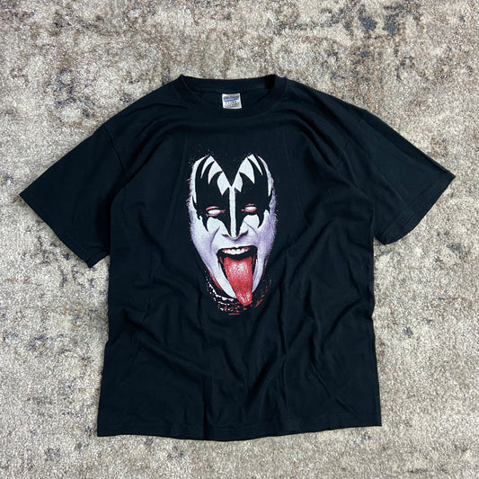 2000s KISS BIG FACE PRINT TEE