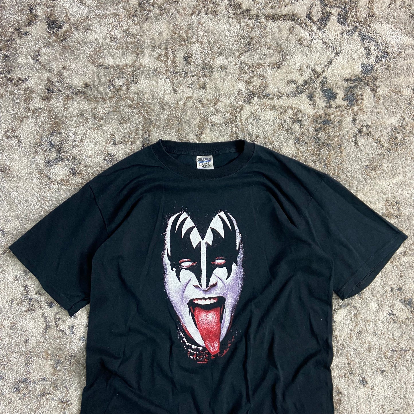 2000s KISS BIG FACE PRINT TEE