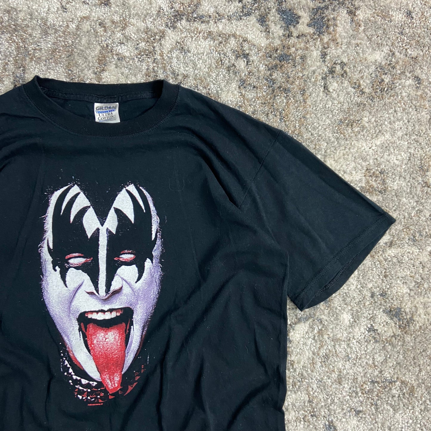 2000s KISS BIG FACE PRINT TEE