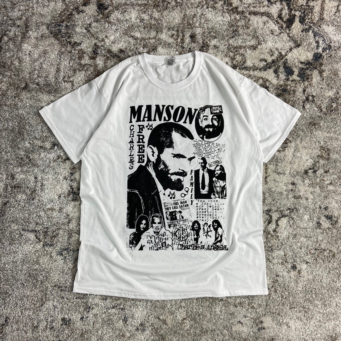 CHARLES MANSON TEE 2000s