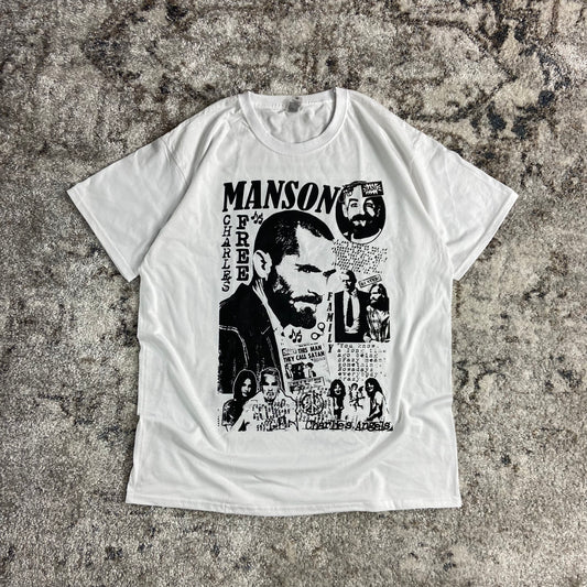 CHARLES MANSON TEE 2000s