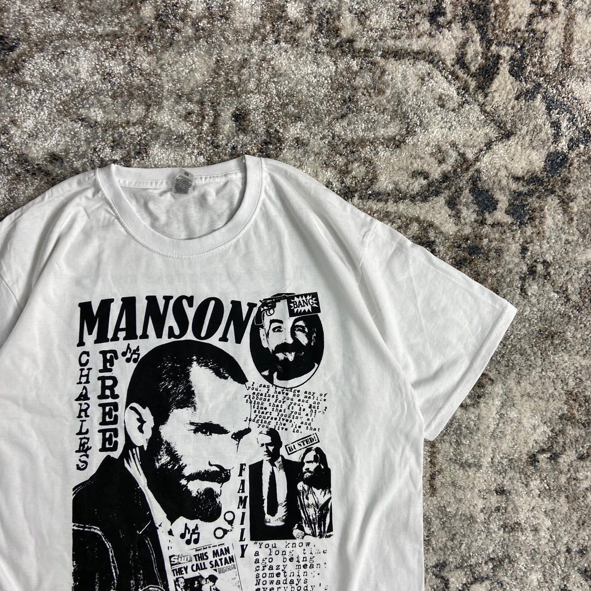 CHARLES MANSON TEE 2000s
